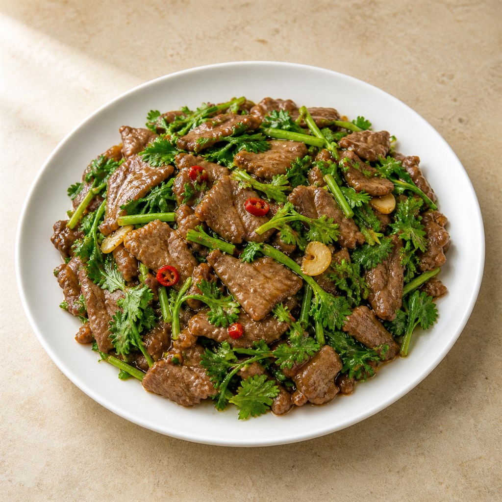 香菜牛肉