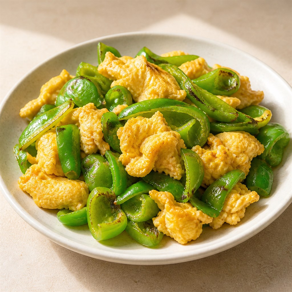 青椒炒鸡蛋