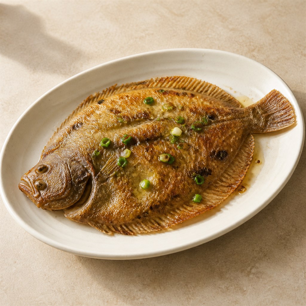 煎比目鱼